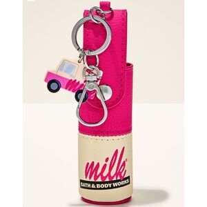 Bath & Body Works Milk Bar Hand Sanitizer Spray and Lipstick Holder NEW